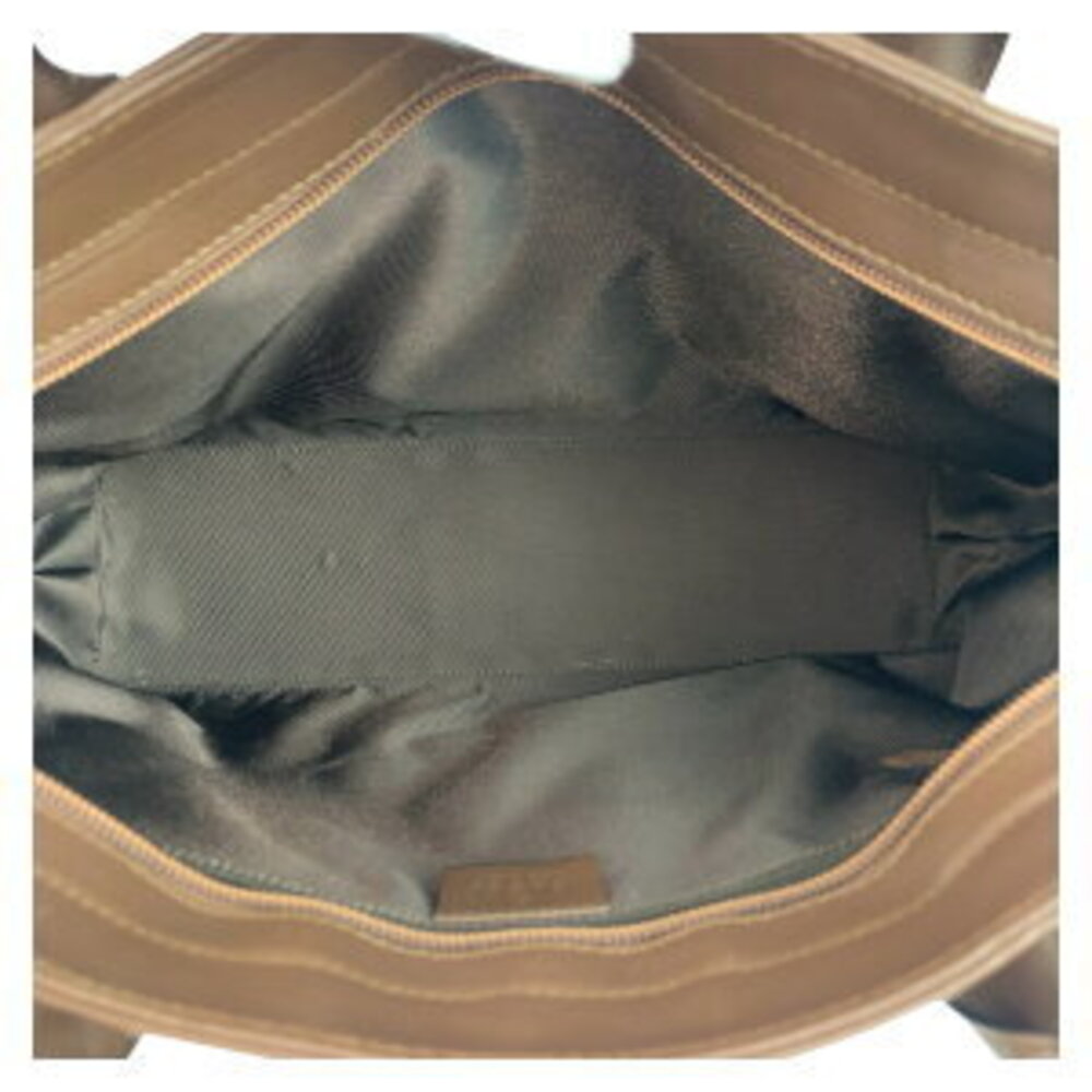 Gucci canvas tote handbag Beige bag Tan leather brown GG - Picture 9 of 10